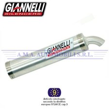 Silenziatore alluminio enduro/cross 2T Beta RR 50 Supermotard Anni 2003 2004