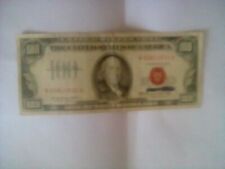 Banconota 100 dollari USA Bollino Rosso 1966   A 00810832 A