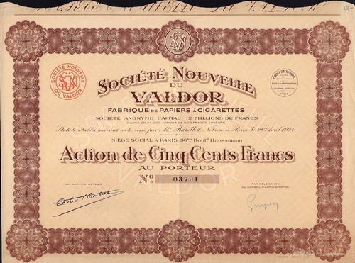 Soc nouvelle valdor parigi - de,