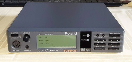 Roland 55mkii sound - roland, sc-55mkii