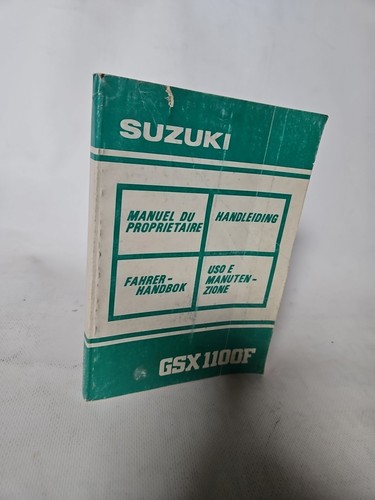 Suzuki gsx1100f libretto di - libretto,