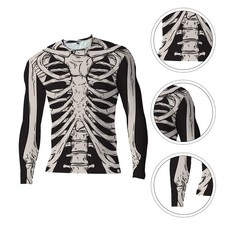  Skeleton Tshirt Men Costume