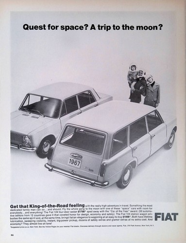 Pubblicità stampa 1967 fiat - 1967,