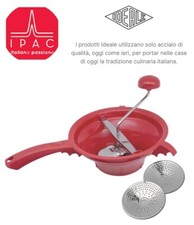 Passaverdure Spasso con 3 Filtri Intercambiabili - Rosso - IPAC - Diametro 21 cm