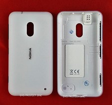 REAR BACK COVER SCOCCA POSTERIORE COPRI BATTERIA NOKIA LUMIA 620 BIANCA WHITE