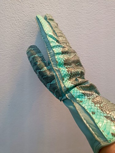 Guanti pelle con inserti - pelle,