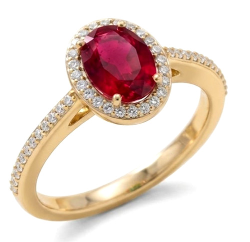 Anello cocktail oro - in, giallo