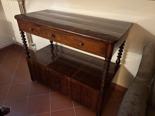 Console noce lastronata - noce,