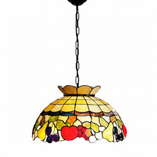 Lampadario Stile Tiffany Vetro