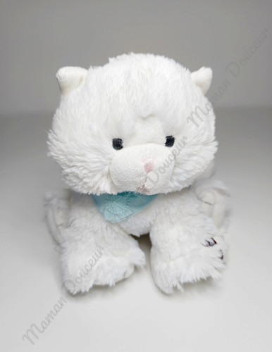 Peluche doudou coco - coco, blanc