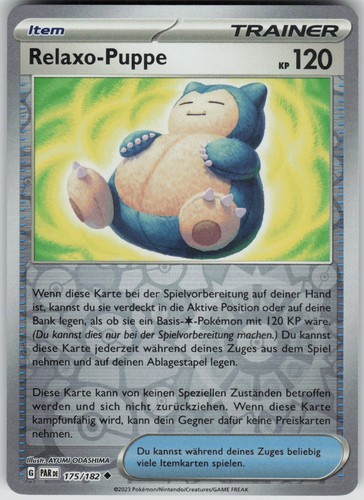Pokemon par bambola relaxo - bambola,