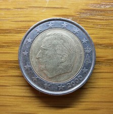 2 euro belgio dell' anno 2000