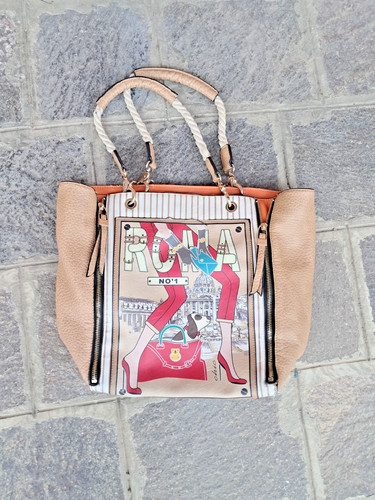 Borsa ecopelle roma con - in,