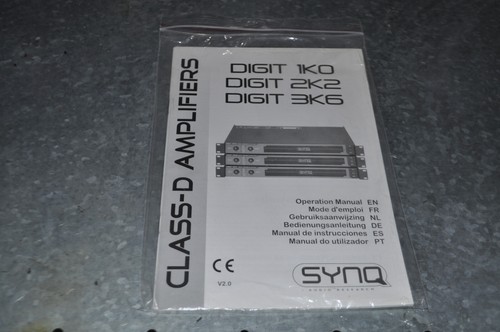 Manuale synq digit 1k0 2k2 - manuale,