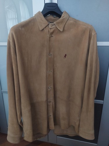 Camicia pelle scamosciata