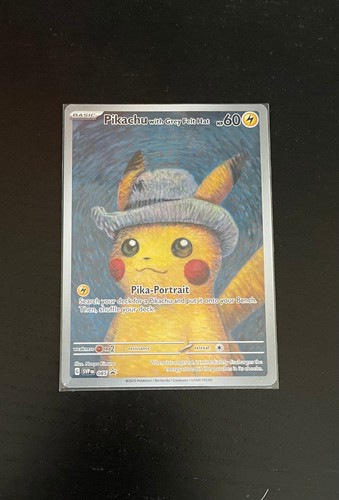 Van gogh pikachu with grey - gogh,