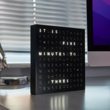 Wordclock jupiter acciaio inox - wordclock,