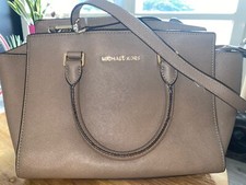 OFFERTA LAMPO Michael Kors borsa Selma Beige