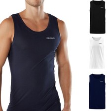 Set 3 Pezzi Canotta Uomo Kappa Canottiera 100% Cotone Kit Maglia Shirt Casual