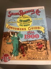 Vtg Fall 1900 Sears Roebuck and Co 1970 Mini Reproduction Catalog No. 110 
