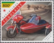 Timbro moto HARLEY DAVIDSON FLHTC Sidecar (2019 Togo)