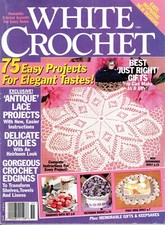 Rivista bianca all'uncinetto