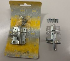 Coppia catenacci a cannone 50mm in ferro zincato cod. 1175 ferramenta fai da te