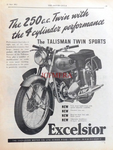 Excelsior talisman twin - excelsior, 'talisman