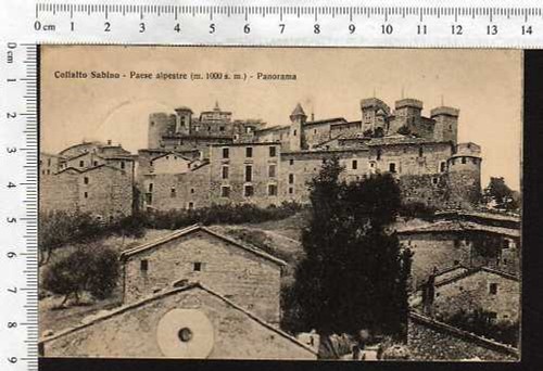 Cartolina collalto sabino - collalto,