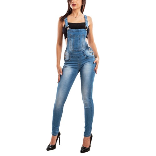 Salopette jeans donna - jeans, overall