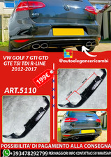 💕ART.5110 DIFFUSORI  VW Golf 7 GTI GTD GTE TSI TDI R-Line  2012-2017 💕