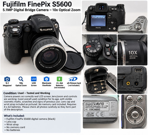 Fujifilm finepix s5600 1 - fujifilm, 5,1