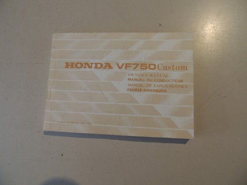 Honda 750 custom 1982 - vf,