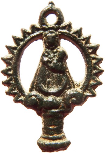 Medaglia religiosa vergine del - medaglia,