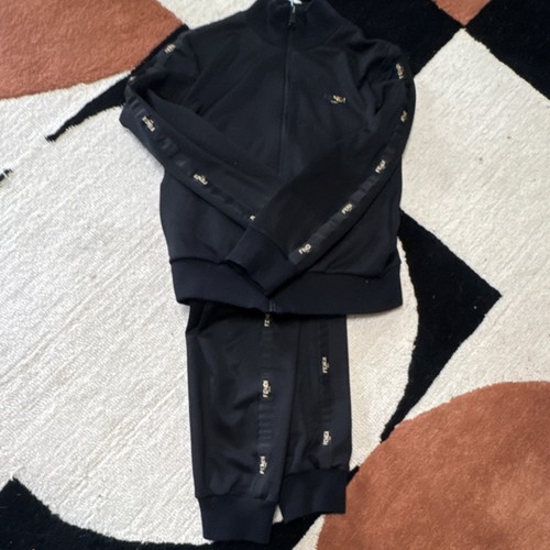 Fendi set tuta donna nera - fendi, 2pz