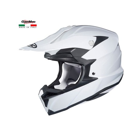 Casco cross hjc bianco - casco, 50