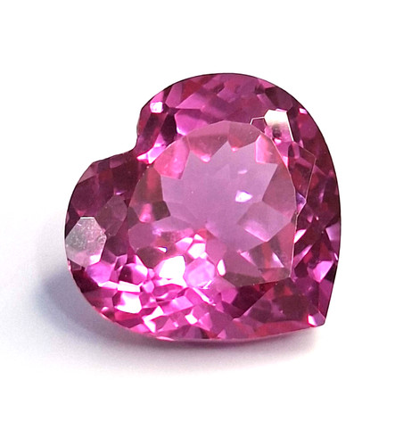 Zaffiro rosa cuore naturale - zaffiro,