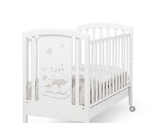 Erbesi Lettino Nuvoletta Bianco Tortora - Consegna In Sicilia, Calabria E Puglia