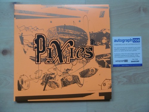 Pixies band autografi - pixies,