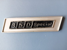 Logo, scritta, stemma FIAT 850 SPECIAL vintage originale targhetta fregio