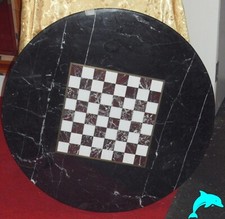 PIANO TAVOLO IN MARMO NERO