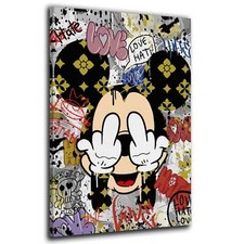 Quadro stampa su tela Topolino