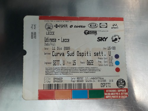 Udinese lecce biglietto - udinese,