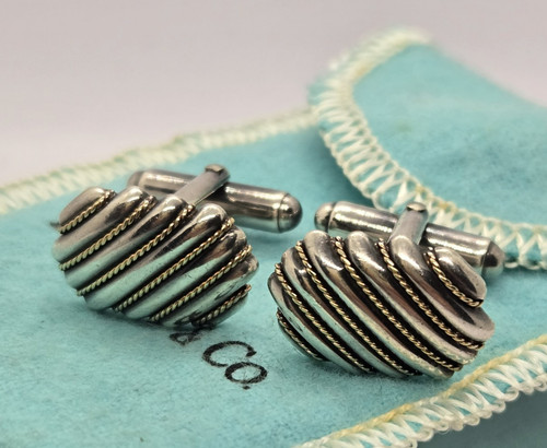 Gemelli vintage tiffany - vintage,