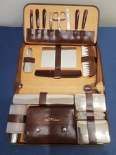 Borsa In Pelle Da Viaggio Set Da Viaggio Vintage Sergio Valente Nuova!!