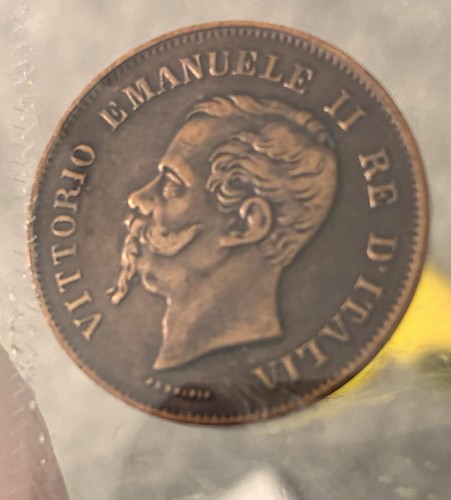 1862 italia centesimi - 1862, 5