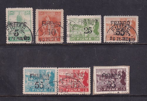 Fiume 1919 soprastampati tipo - fiume,