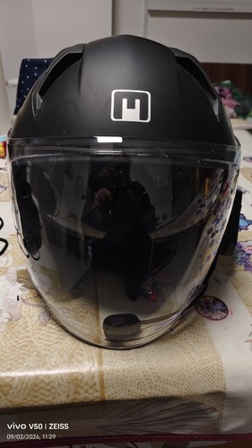 Casco jet doppia - , con