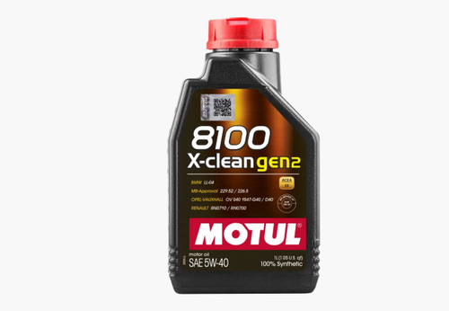 Motul 8100 clean gen2 5w40 - 8100, x-clean
