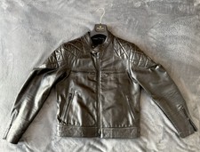 Giacca di pelle nera Belstaff